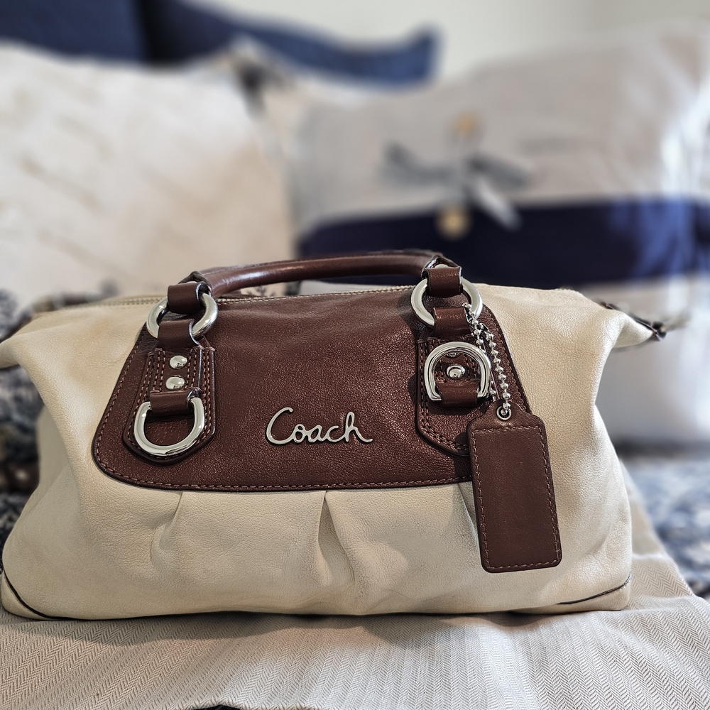 Coach Brown and Cream Women's Bag